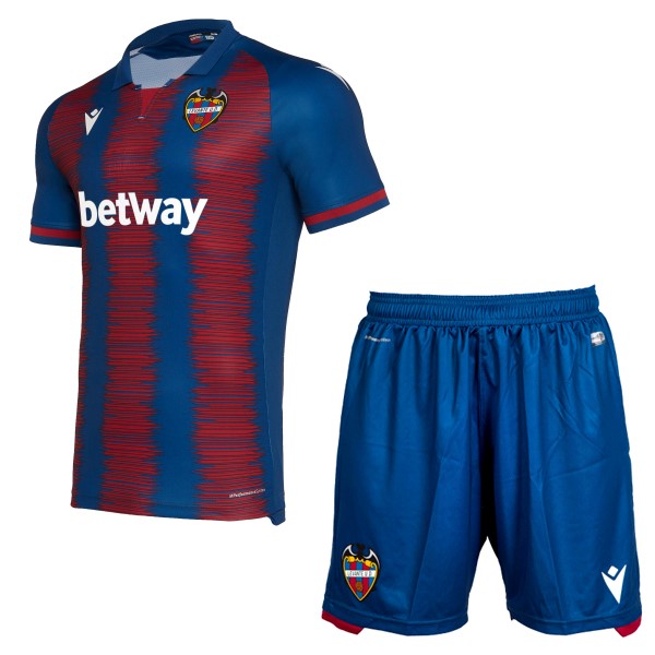 Camiseta Levante Macron Primera equipo Niños 2019-20 Azul Rojo